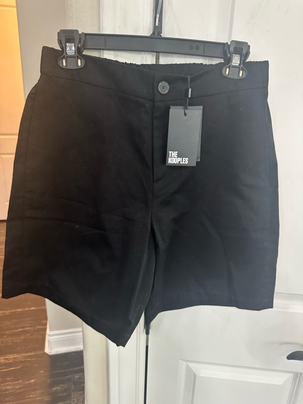 The Kooples Black Men’s Tailored Bermuda Shorts